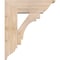 Ekena Millwork Merced Traditional Smooth Bracket w/ Offset Brace, Douglas Fir, 7 1/2"W x 22"D x 26"H BKT0806X22X26MRC01SDF - alternate 3